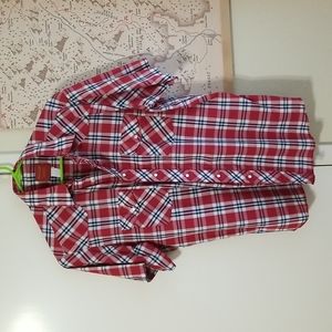 Rustler Plaid Button Down Shirt
